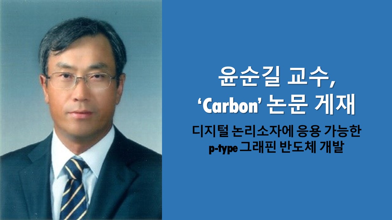 윤순길 교수팀, ‘Carbon’ 논문 게재 사진1