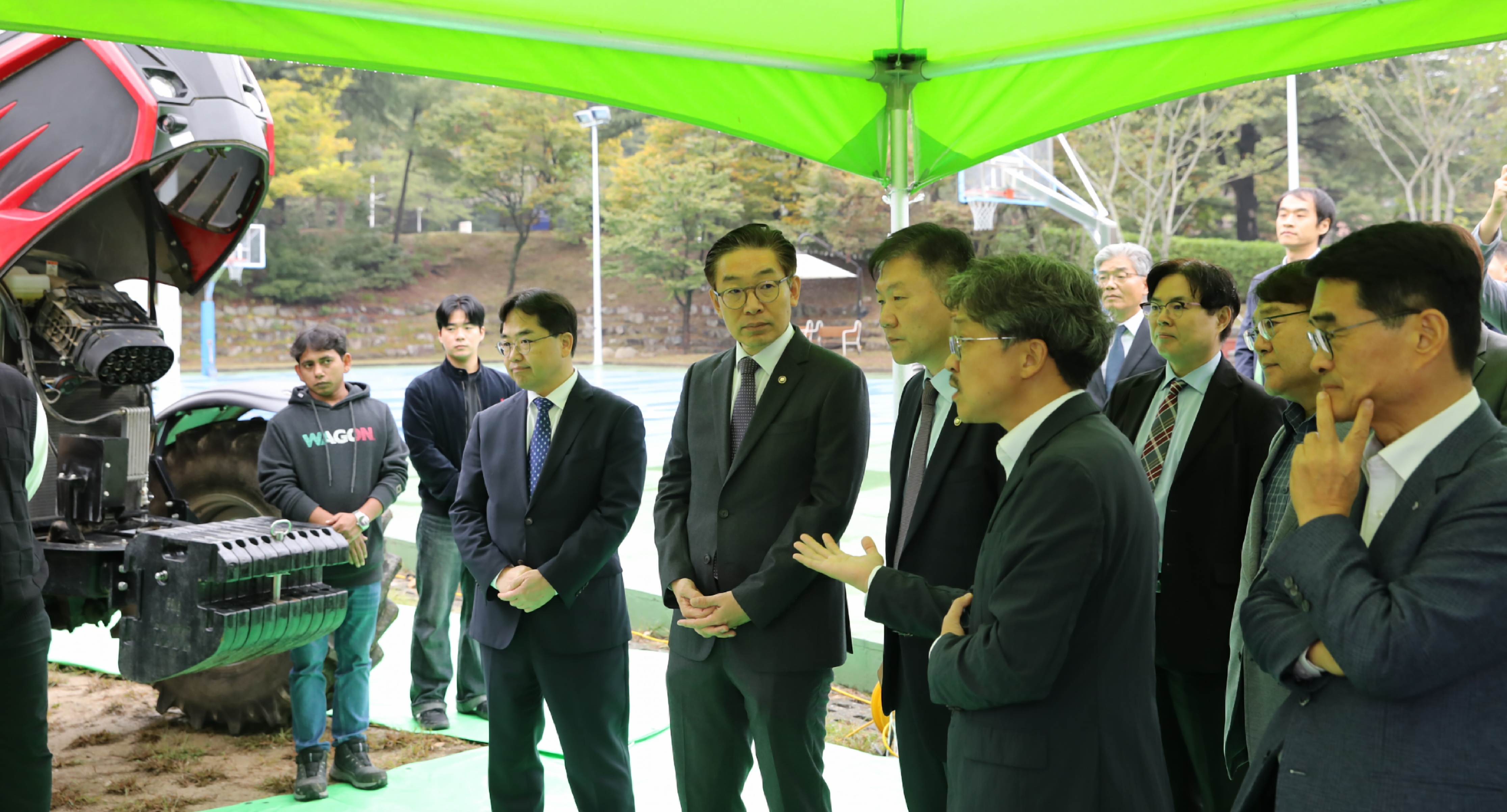 농식품부 차관 및 특허청장, ‘특허로R&D’ 관련 바이오시스템기계공학과 현장 방문 사진