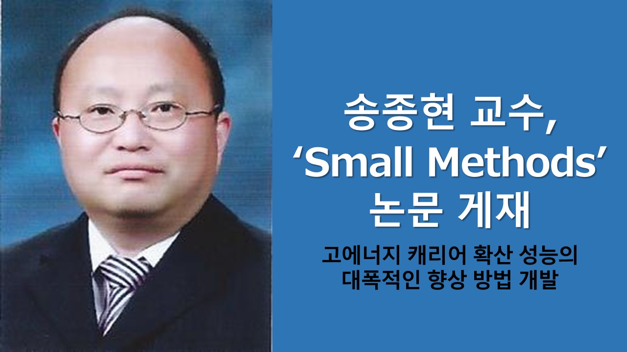 송종현 교수, ‘Small Methods’ 논문 게재 이미지